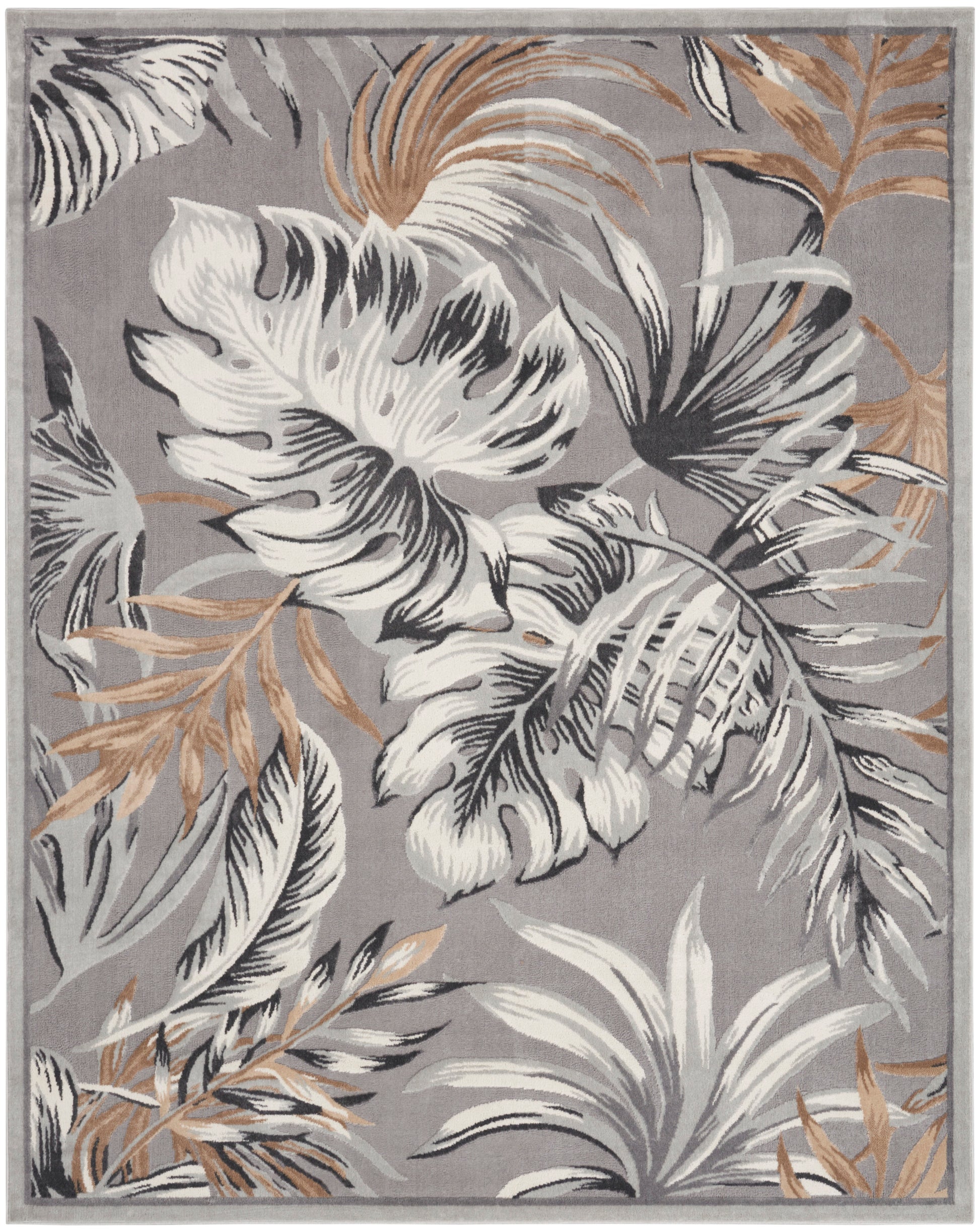 Nourison Home Seaside  Grey  Contemporary