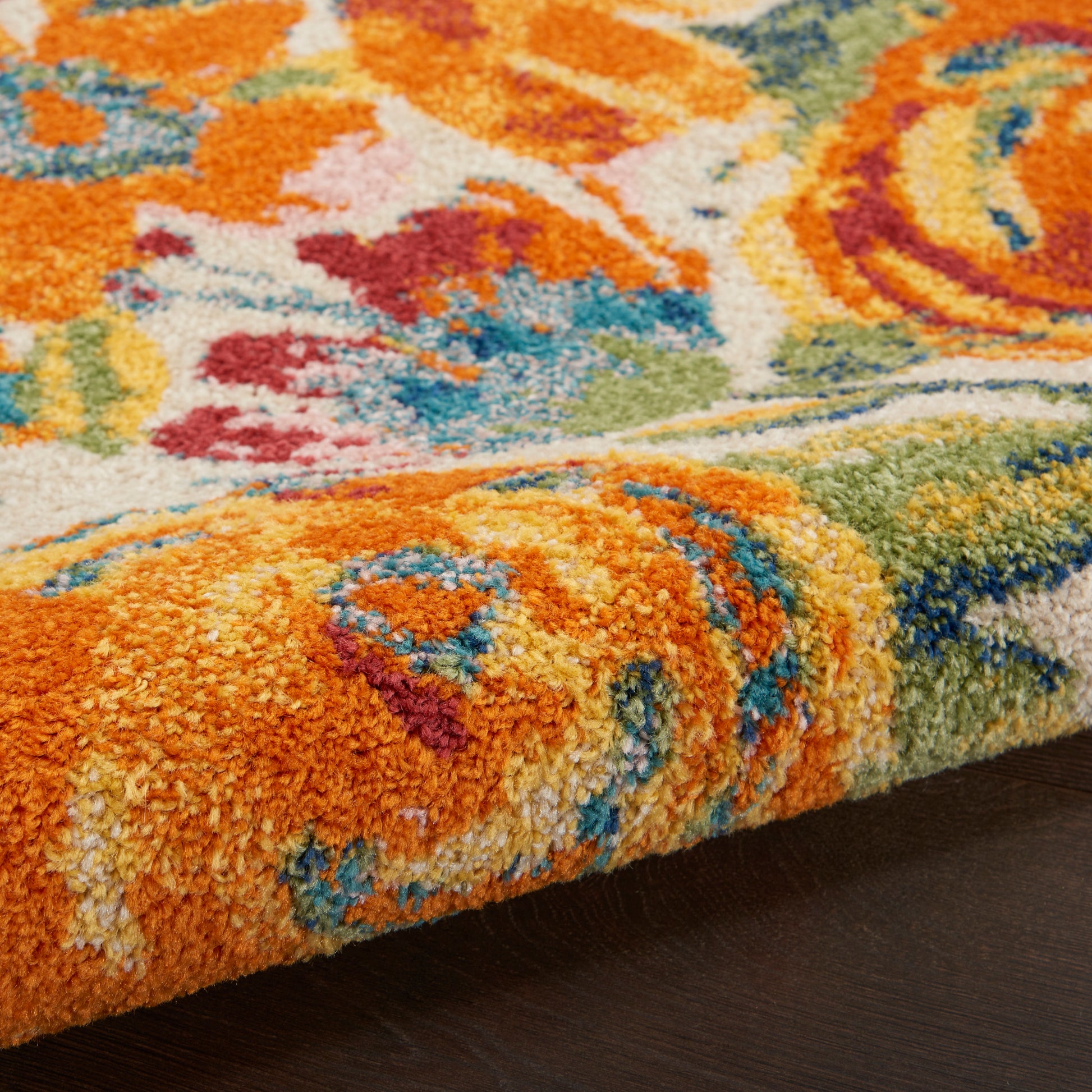 Nourison Home Allur  Ivory Multicolor  Contemporary