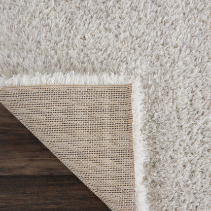 Nourison Home Luxe Shag  Light Grey  Contemporary