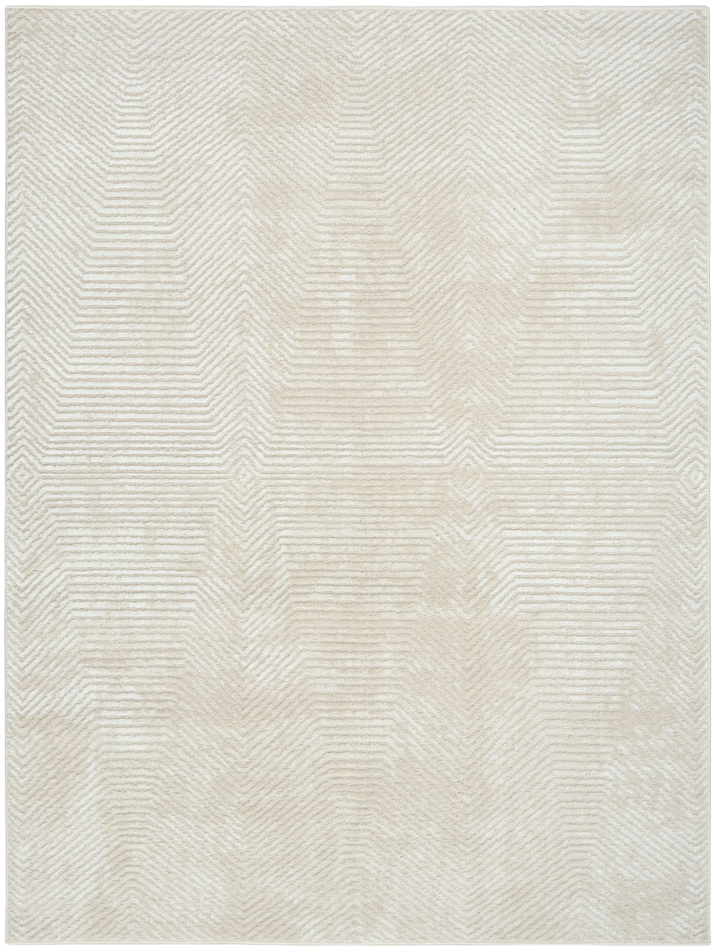Nourison Home Dekor DEK04 Ivory Beige Contemporary Machine Woven Rug
