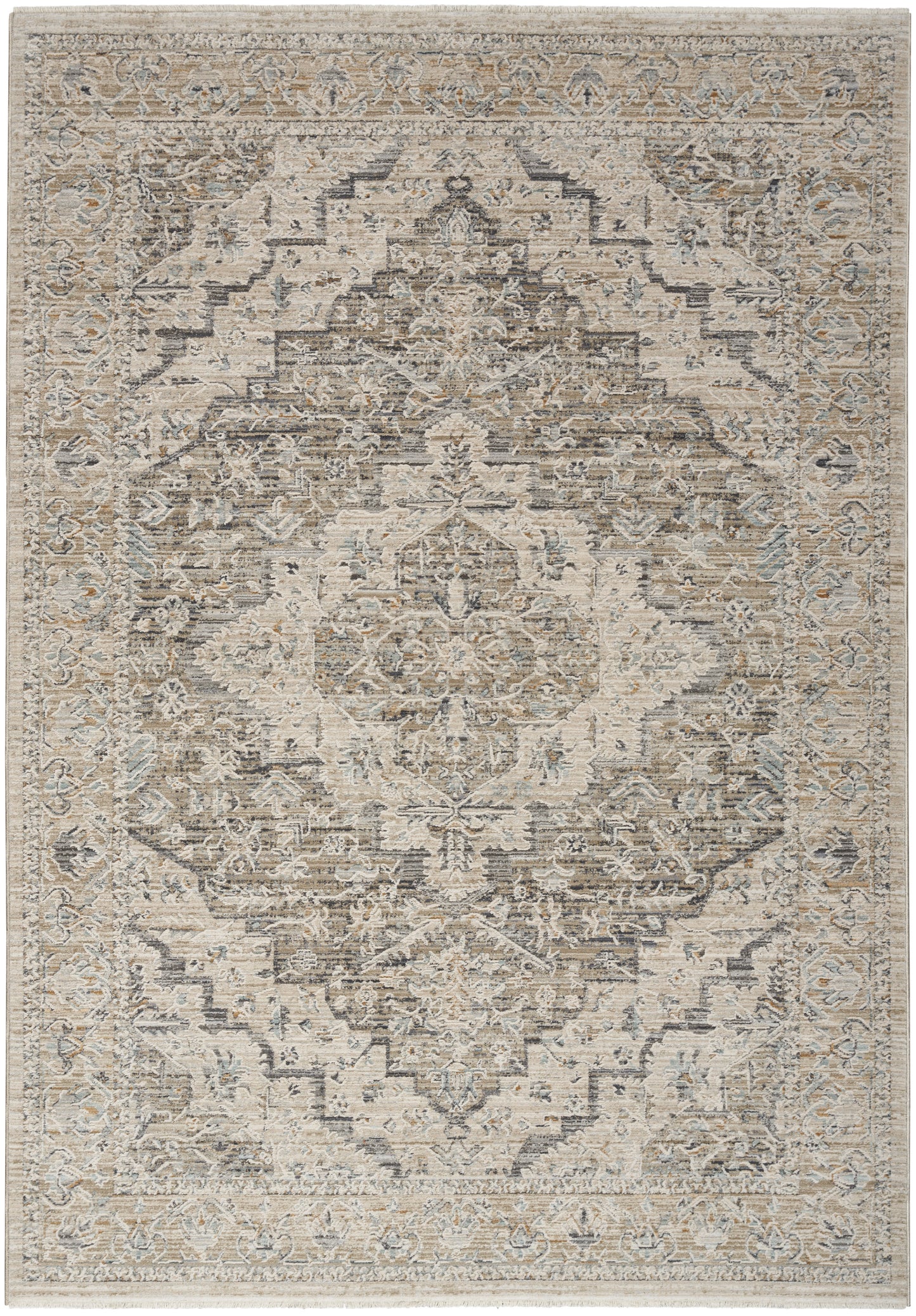 Nourison Home Lynx LNX04 Ivory Taupe Transitional Power-loomed Rug