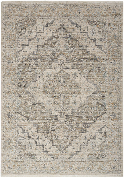 Nourison Home Lynx LNX04 Ivory Taupe Transitional Power-loomed Rug