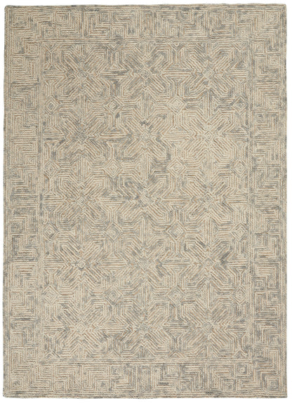 Nourison Home Colorado CLR05 Beige Grey Contemporary Tufted Rug