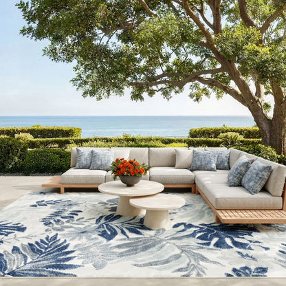 Nourison Home Suncoast  Blue  Contemporary