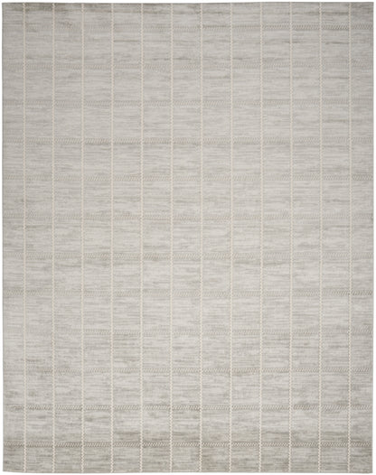 Nourison Home Serenity Home SRH05 Light Grey Contemporary Loom-woven Rug