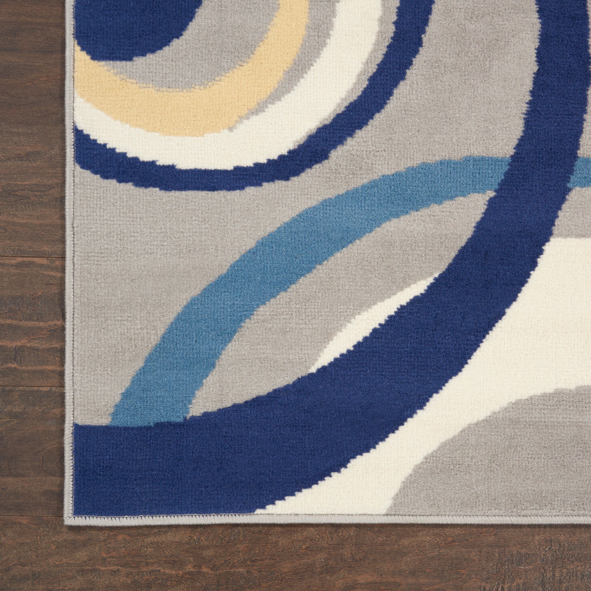 Nourison Home Grafix  Grey  Contemporary