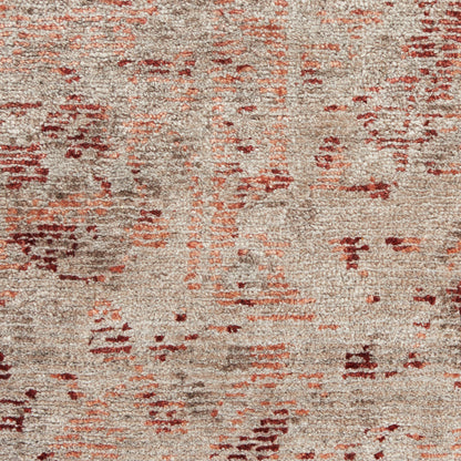 Nourison Home Lucent  Silver Red  Transitional