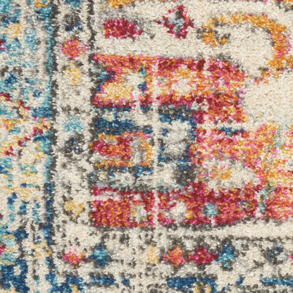 Nourison Home Passion  Ivory Light Blue  Transitional