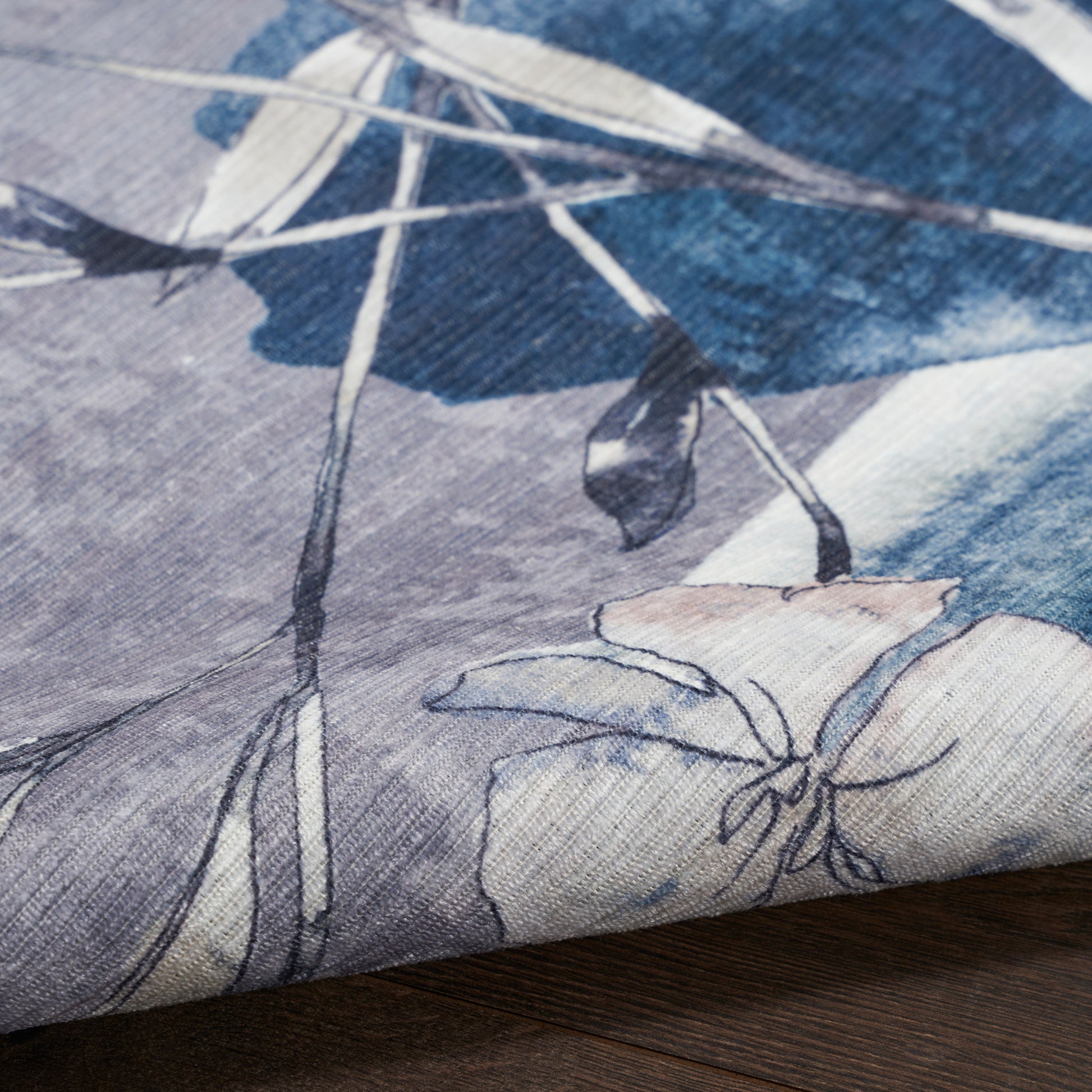 Nourison Home Nourison Washables  Grey Blue  Traditional