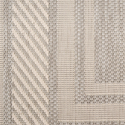 Nourison Home Horizon Indoor/Outdoor  Grey  Contemporary