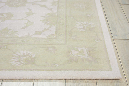 Nourison Home Zephyr  Ivory Green  Traditional
