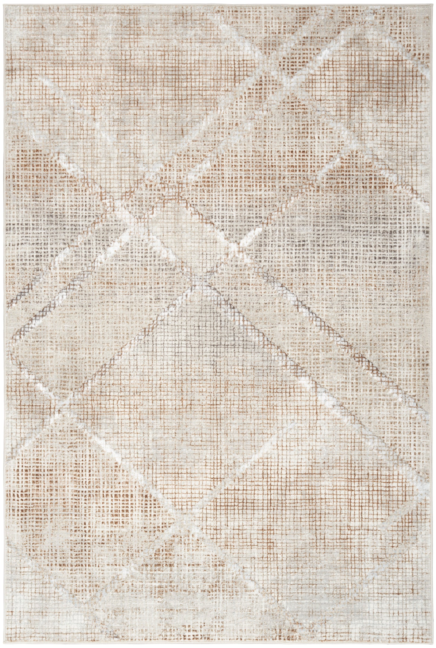 Nourison Home Sparkle ILI03 Grey Mocha Contemporary Power-loomed Rug