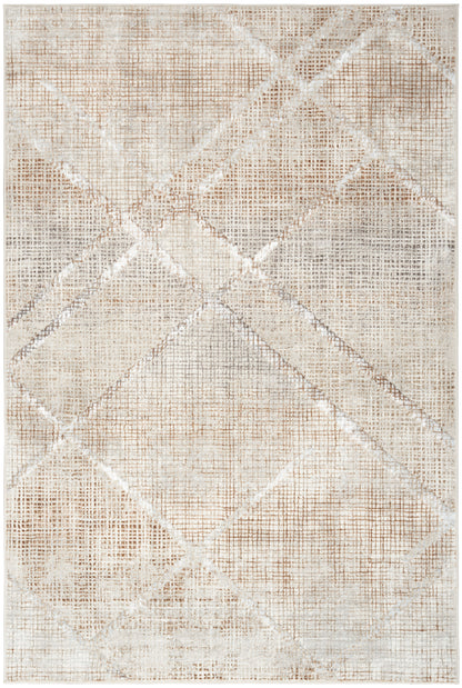 Nourison Home Sparkle ILI03 Grey Mocha Contemporary Power-loomed Rug