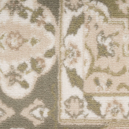 Nourison Home Grafix  Green  Traditional