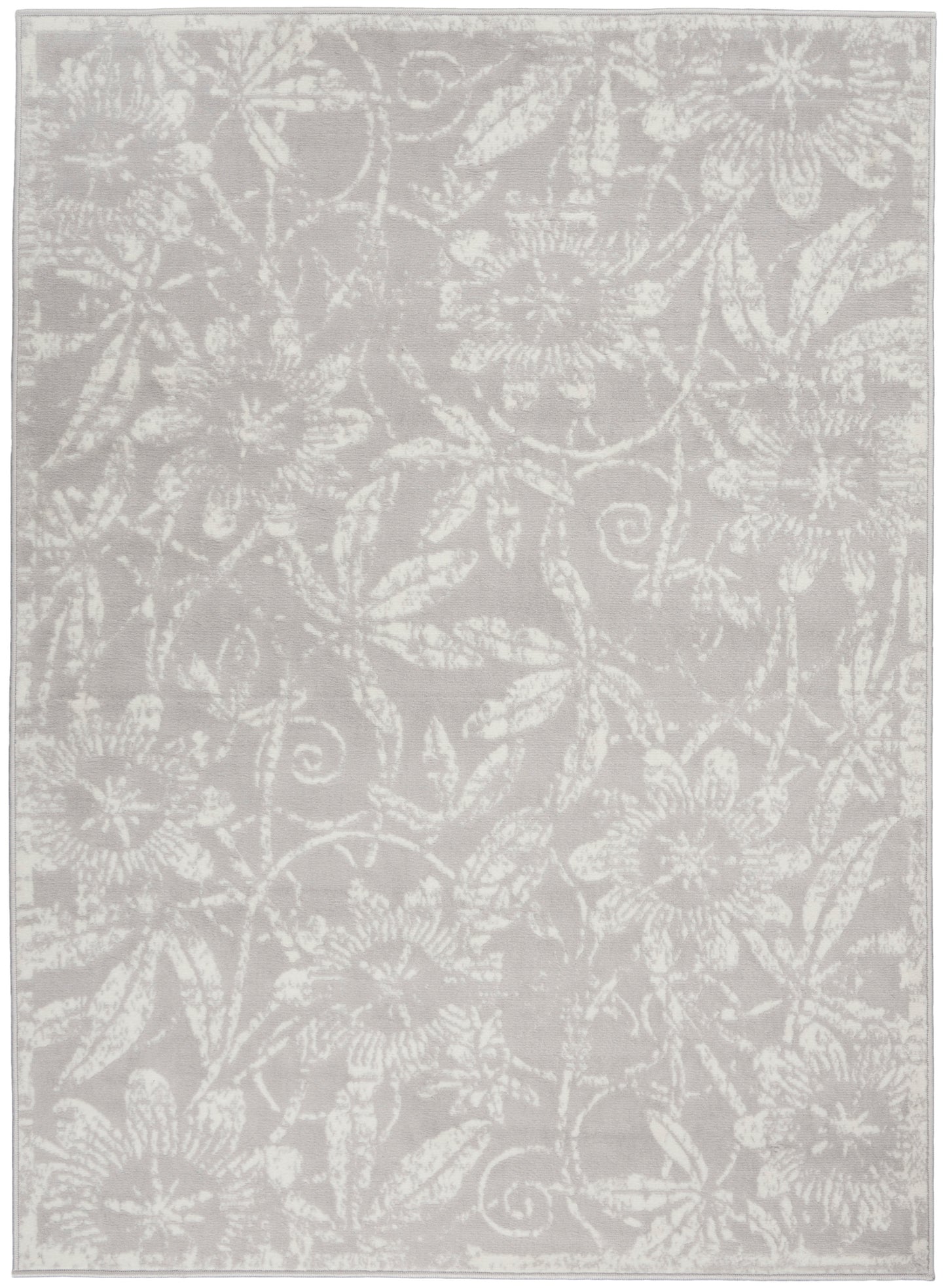 Nourison Home Whimsicle WHS05 Grey Contemporary Power-loomed Rug