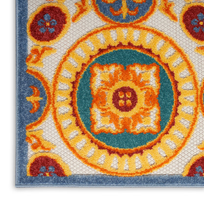 Nourison Home Aloha  Multicolor  Contemporary