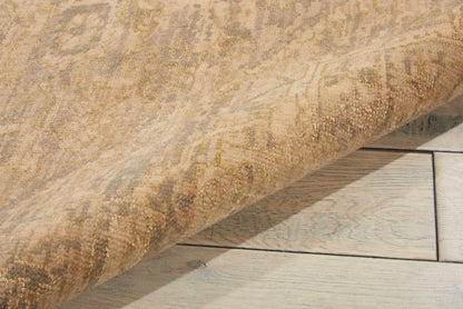 Nourison Home Silk Elements  Sand  Traditional