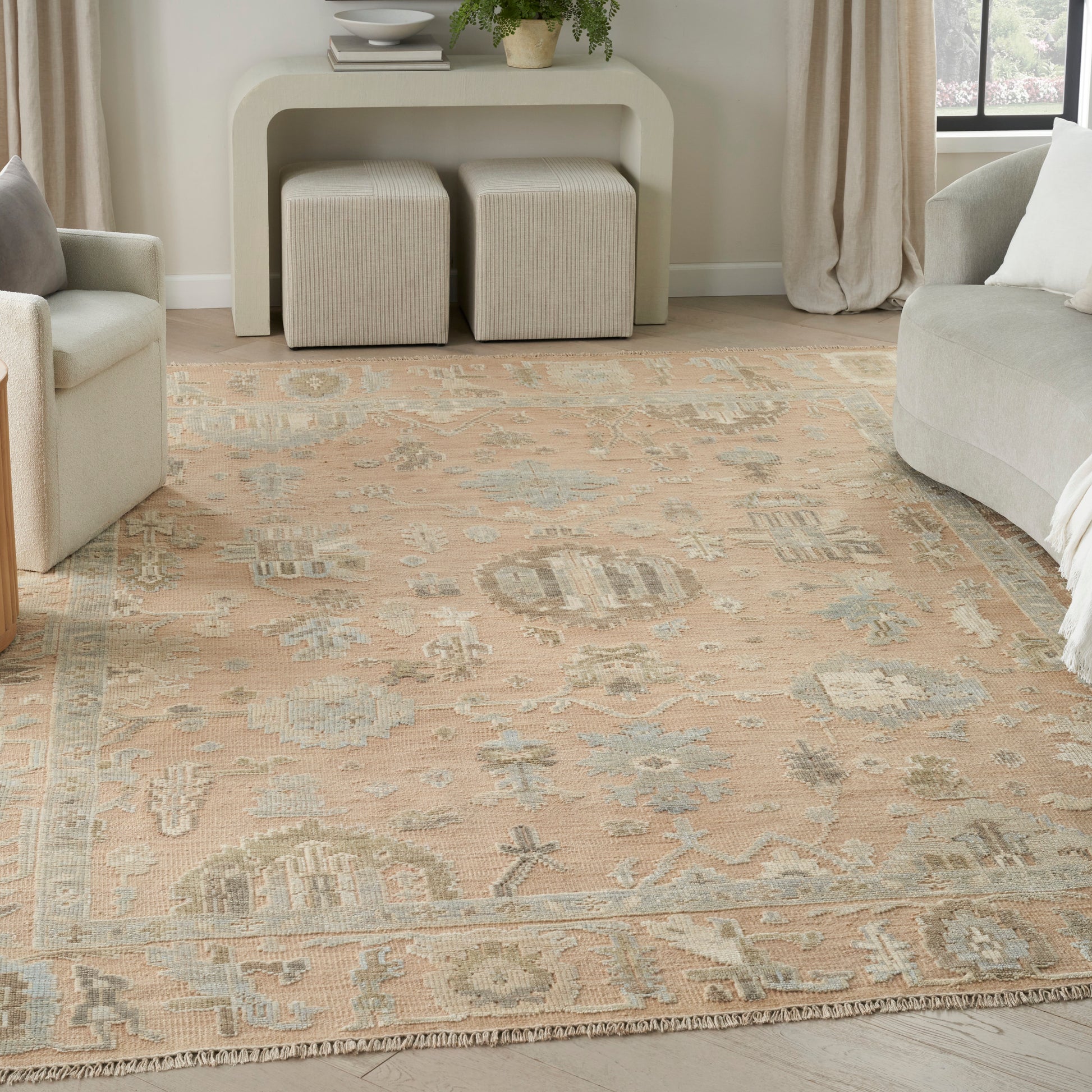 Nourison Home Whispers  Dusty Mauve  Traditional