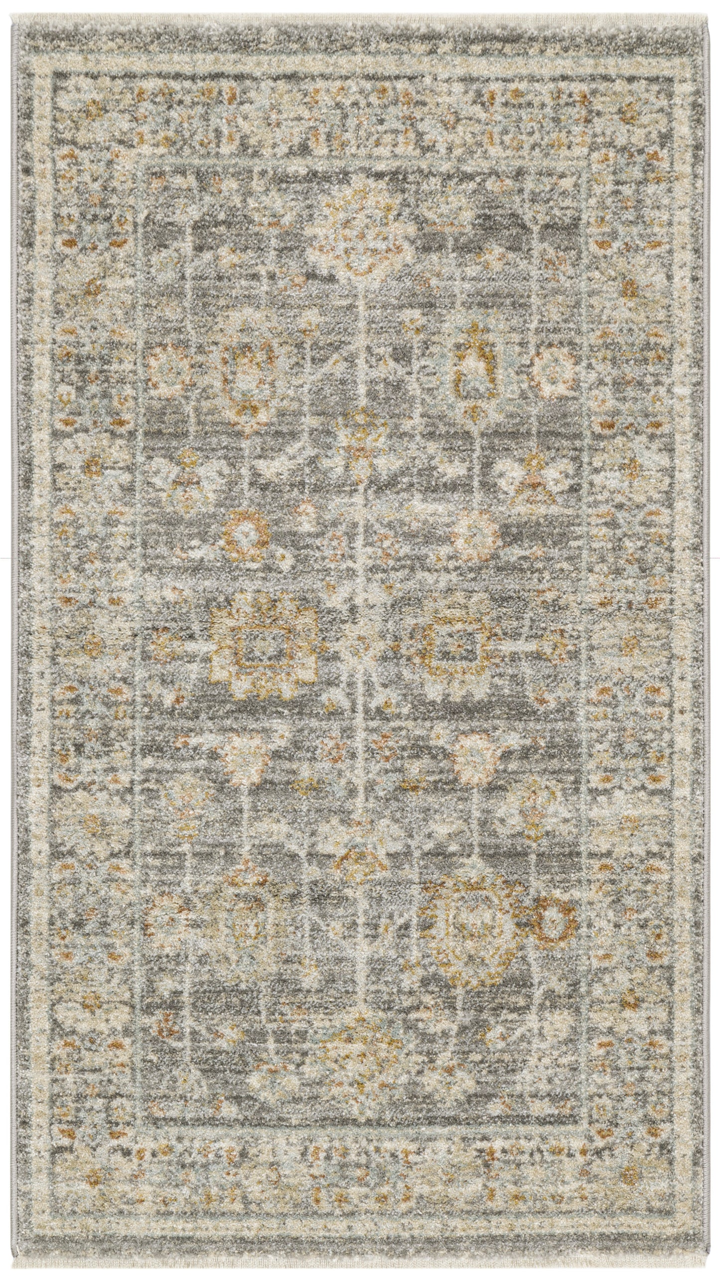 Nourison Home Traditional Home TRH01 Grey Traditional Power-loomed Rug