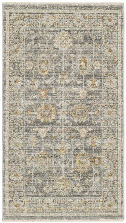 Nourison Home Traditional Home TRH01 Grey Traditional Power-loomed Rug