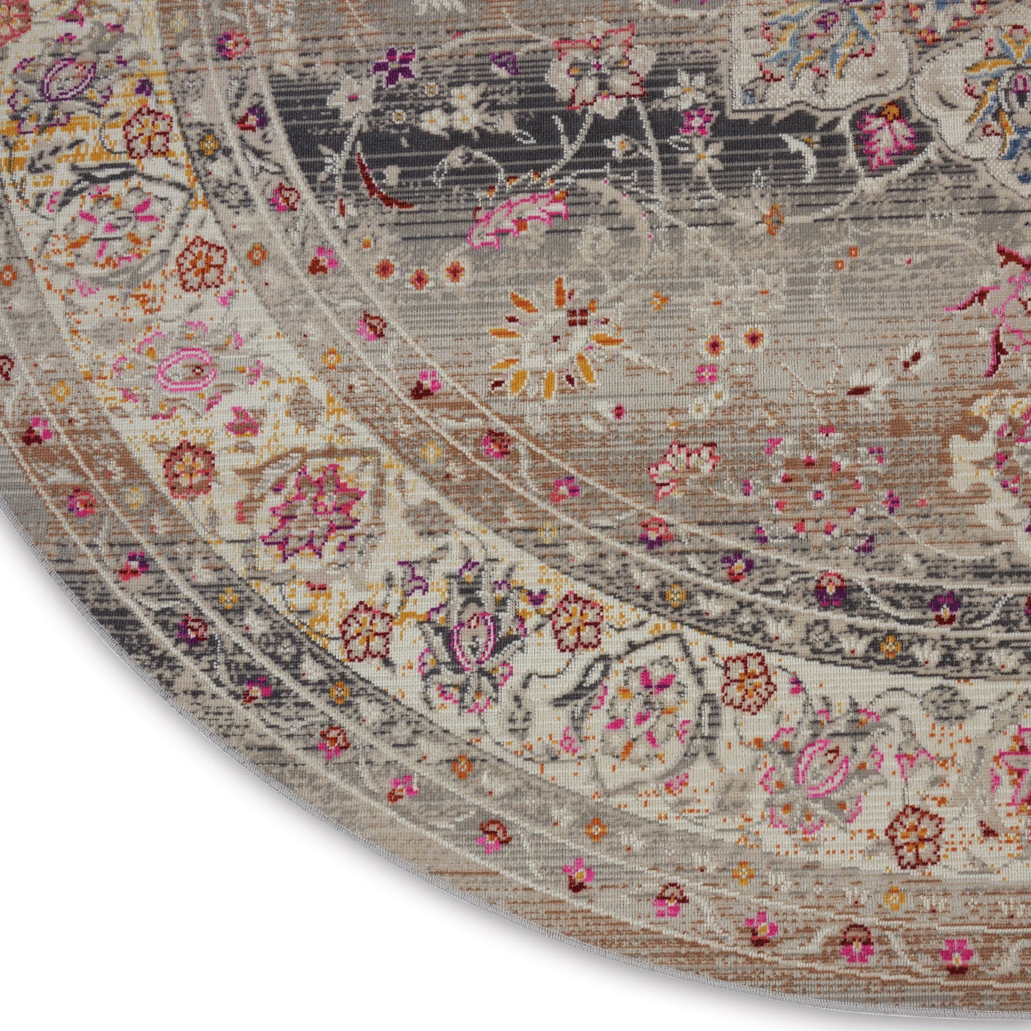 Nourison Home Vintage Kashan  Grey  Traditional