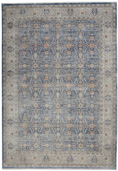 Nourison Home Starry Nights STN08 Light Blue Traditional Loom-woven Rug