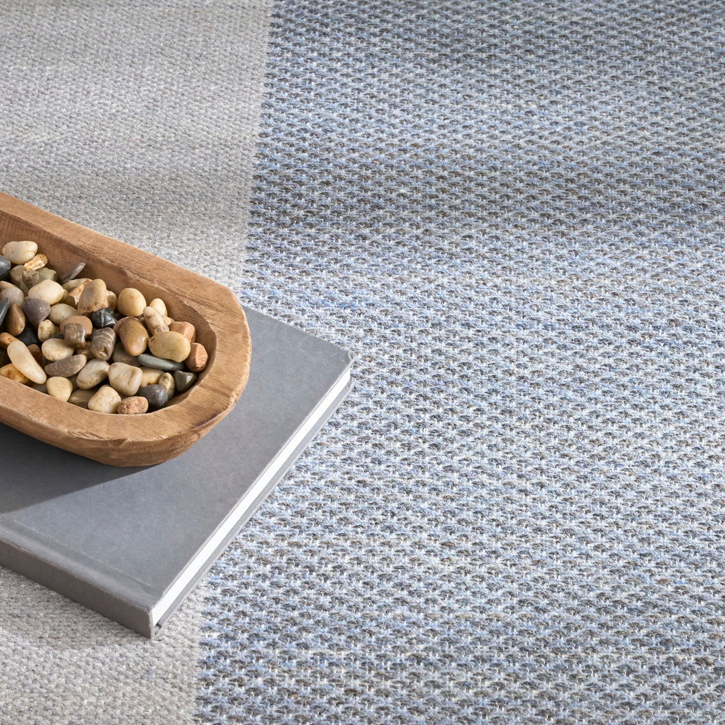 Nourison Home Copenhagen  Ivory Blue  Contemporary