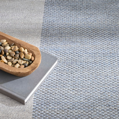 Nourison Home Copenhagen  Ivory Blue  Contemporary