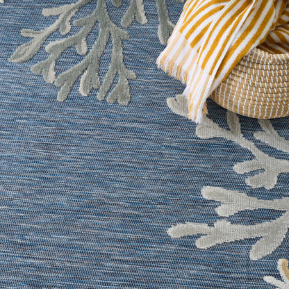 Nourison Home Suncoast  Denim Multicolor  Contemporary