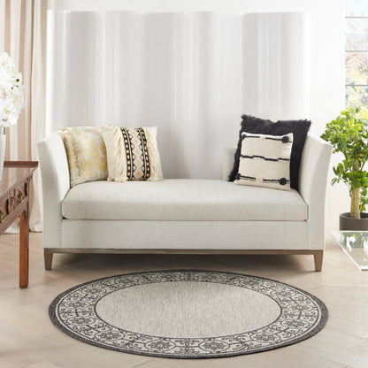 Nourison Home Country Side  Ivory Charcoal  Transitional