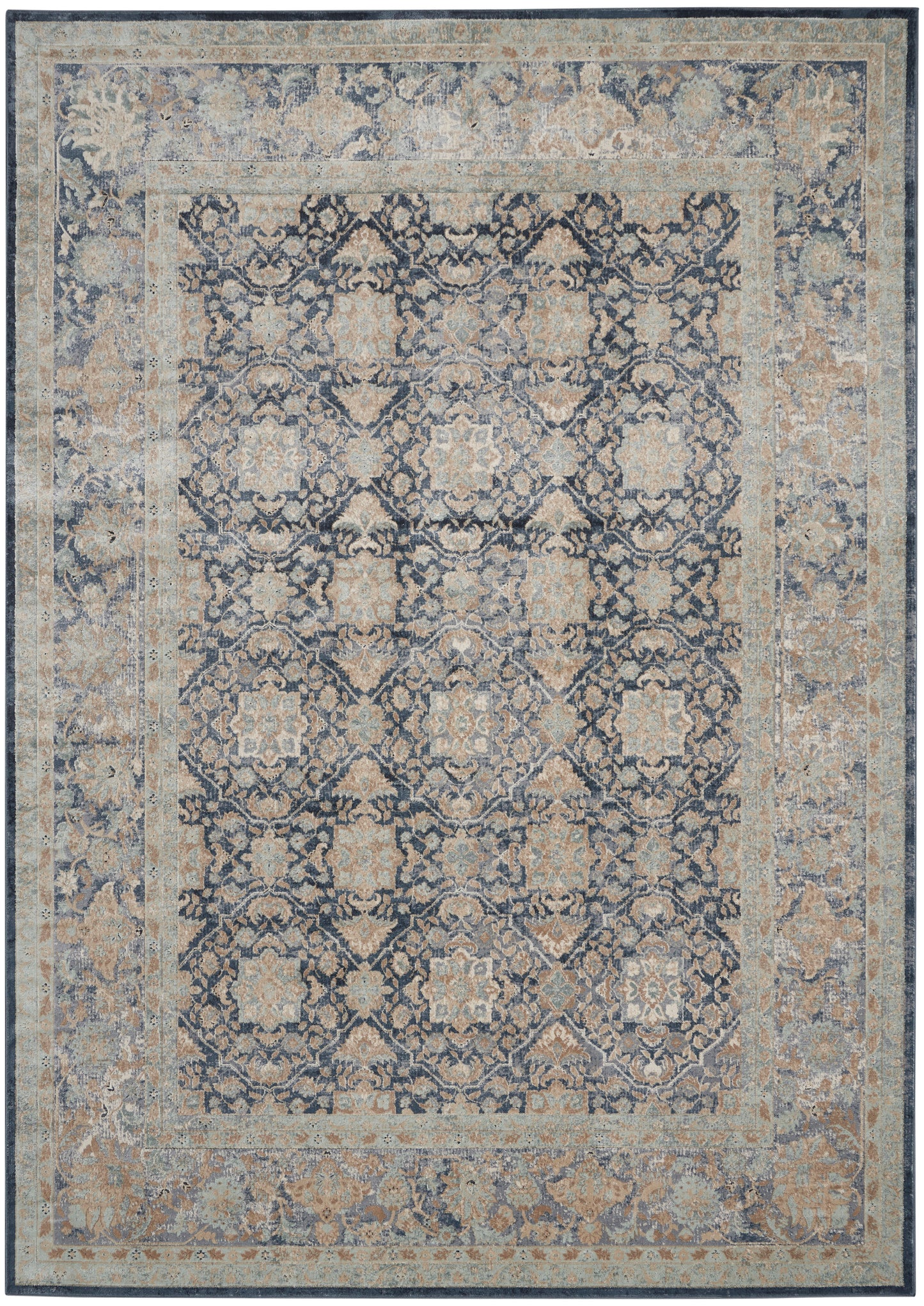 Nourison Home Malta  Navy  Traditional