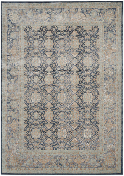 Nourison Home Malta  Navy  Traditional