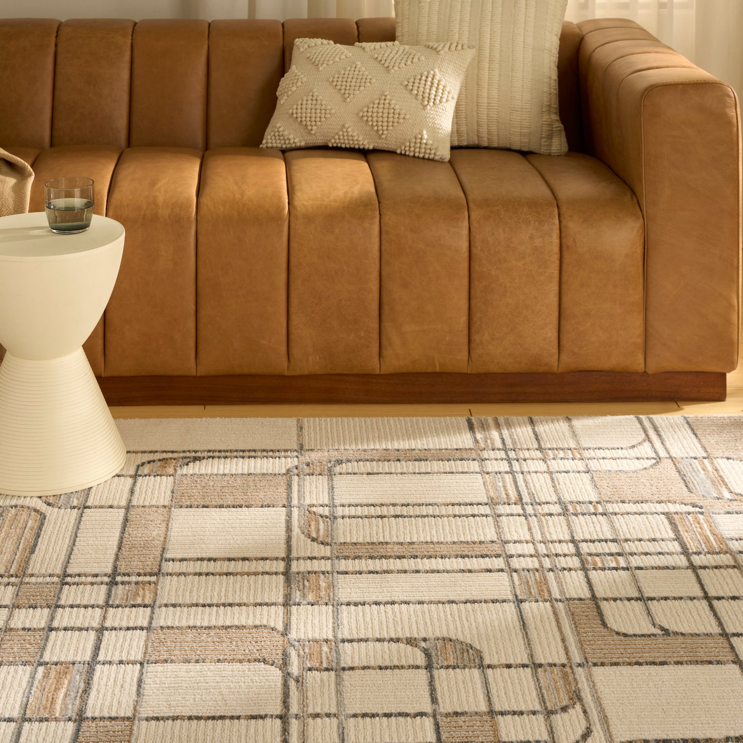 Nourison Home Nordic  Ivory Multicolor  Contemporary