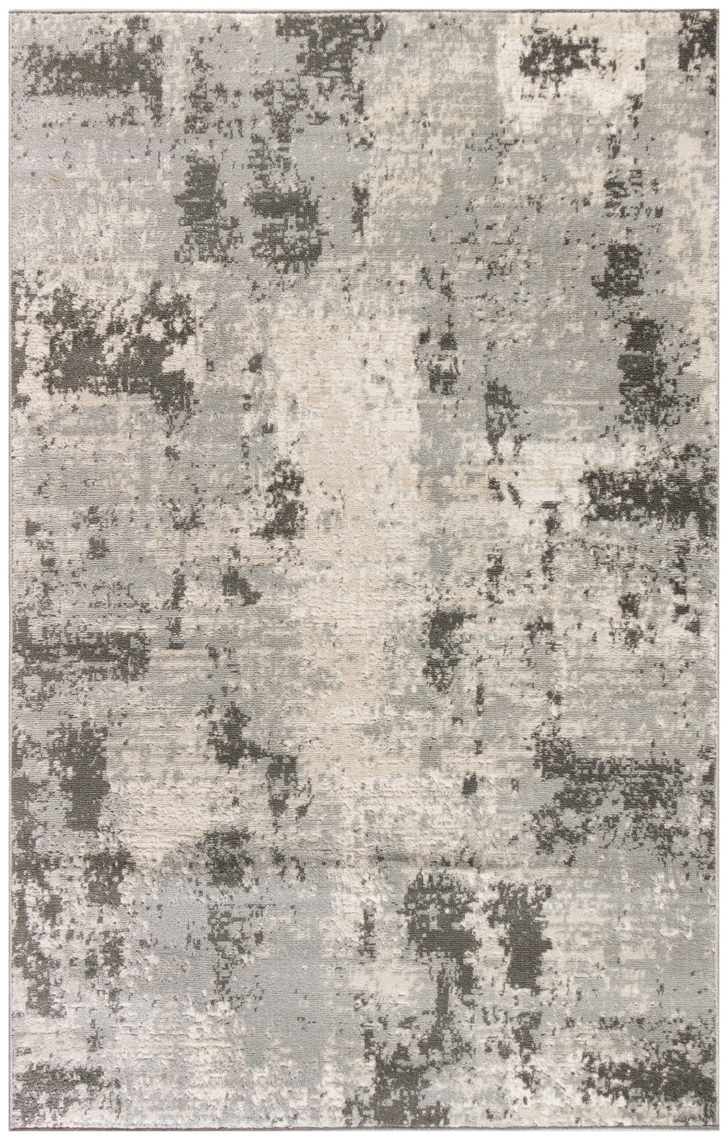 Nourison Home Serenity Home SRH06 Ivory Grey Contemporary Loom-woven Rug