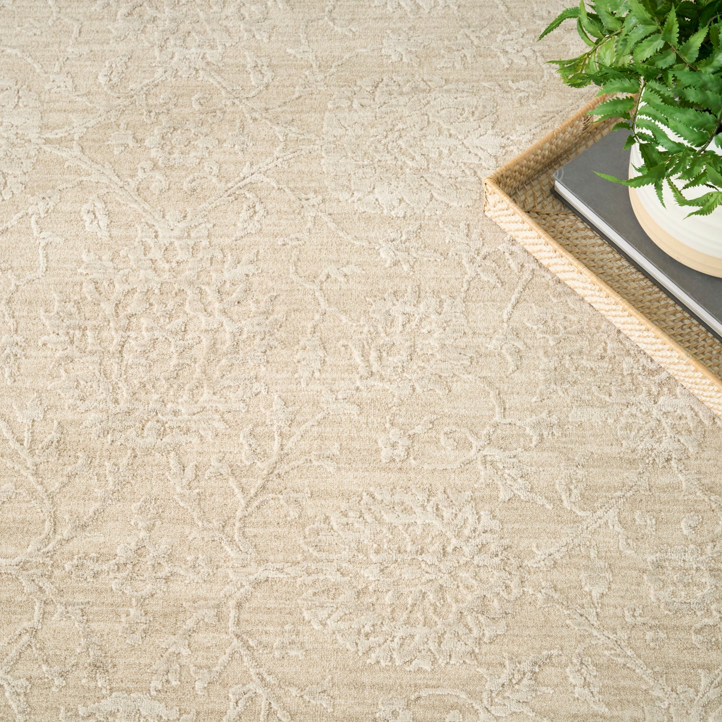Nourison Home Moonlit  Beige  Traditional
