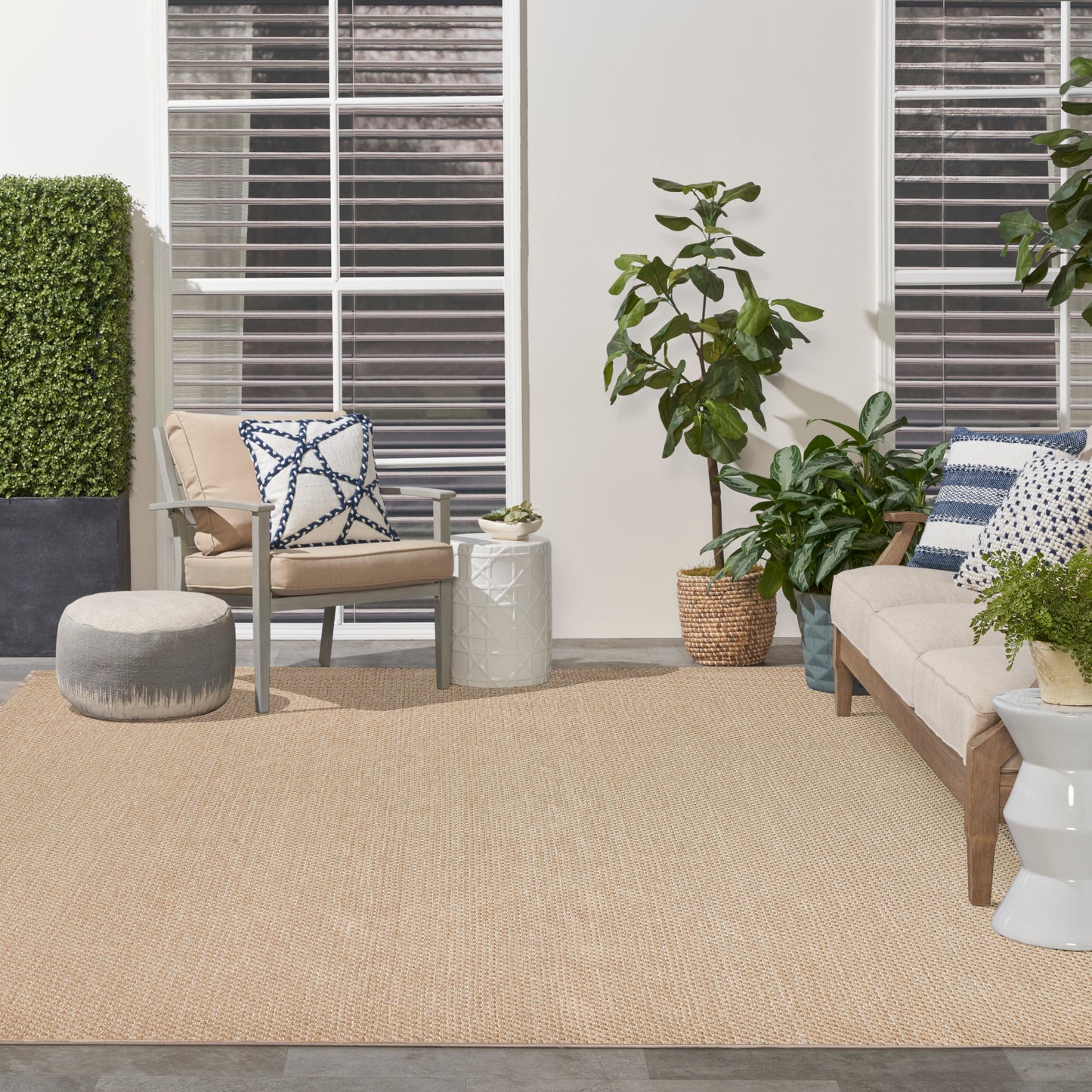 Nourison Home Tulum  Taupe  Contemporary
