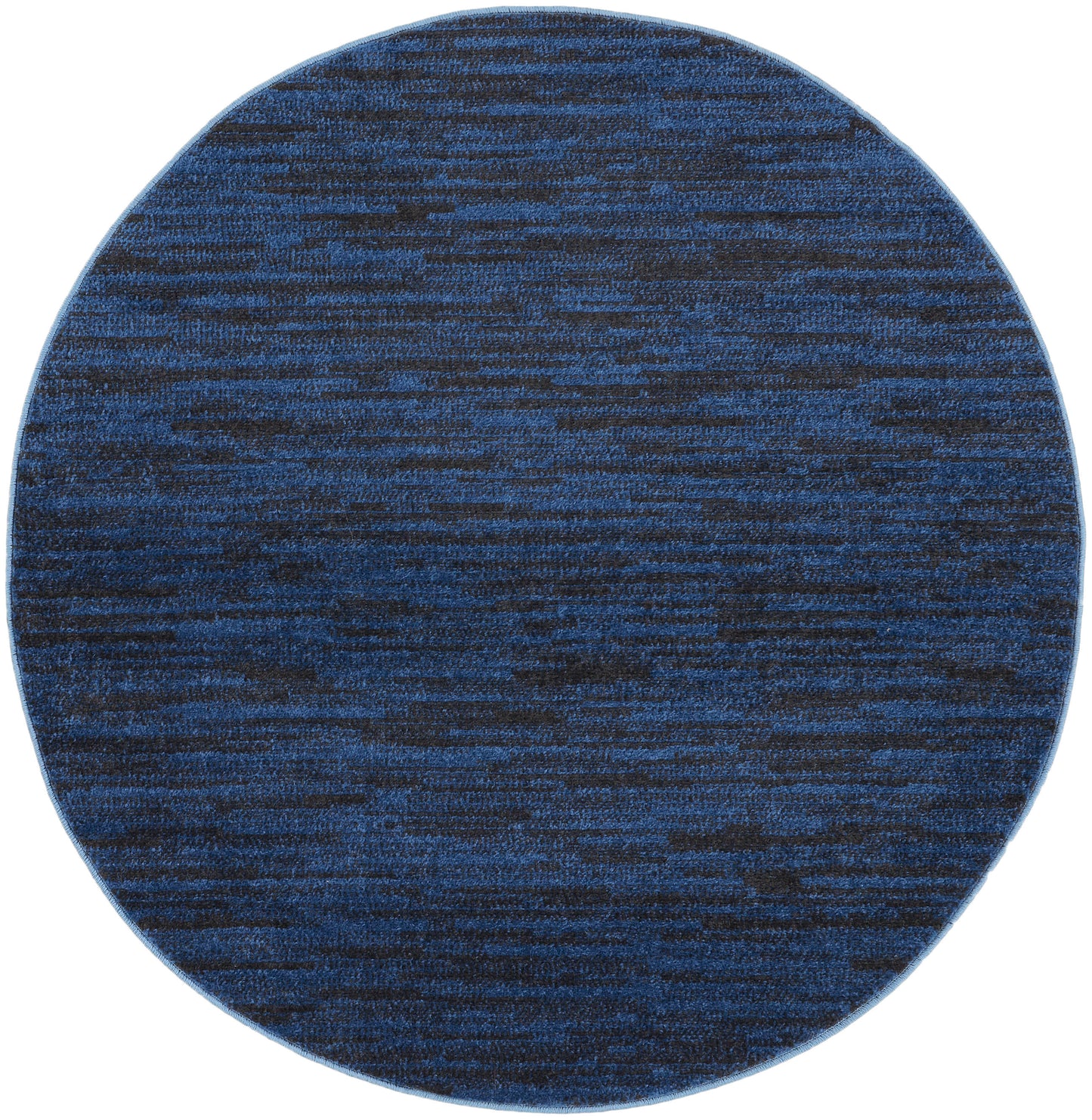 Nourison Home Nourison Essentials NRE01 Midnight Blue Contemporary Power-loomed Rug