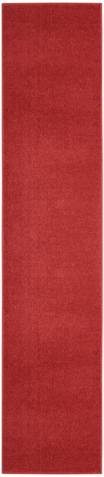 Nourison Home Nourison Essentials NRE01 Brick Red Contemporary Power-loomed Rug