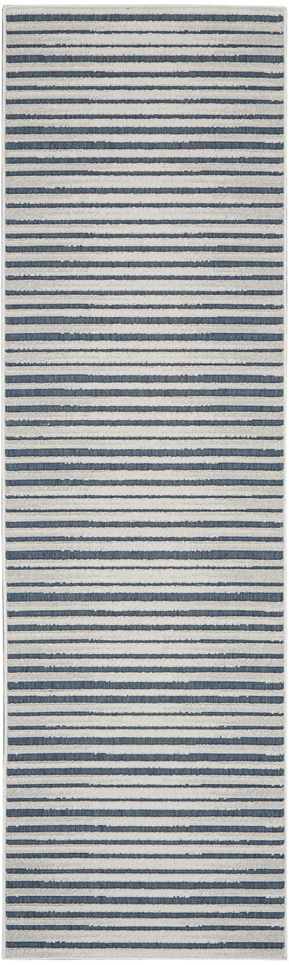 Nourison Home Key Largo KLG01 Blue Contemporary Power-loomed Rugs