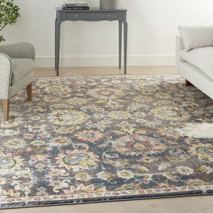 Nourison Home Soraya  Charcoal Multi  Transitional