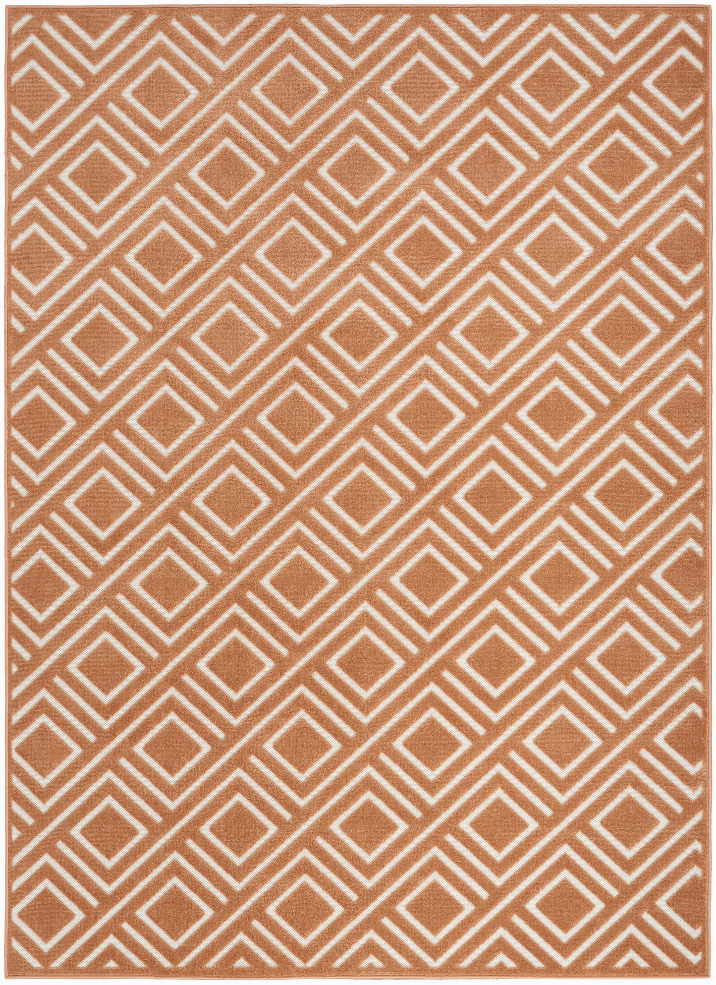 Nourison Home Care Free CAF03 Copper Contemporary Loom-woven Rug