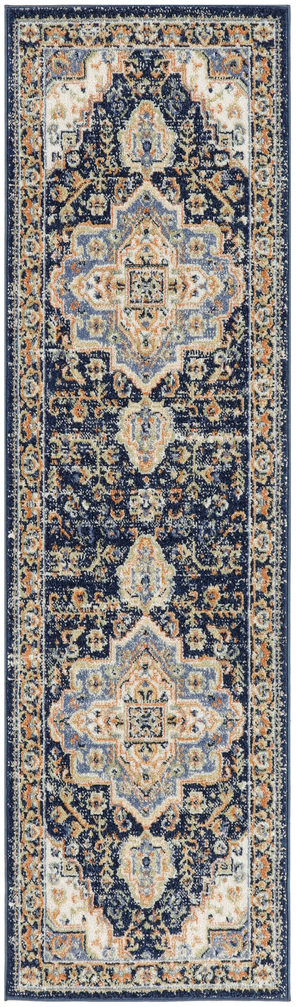 Nourison Home Nourison Essentials Persian NRE07 Navy Traditional Power-loomed Rug