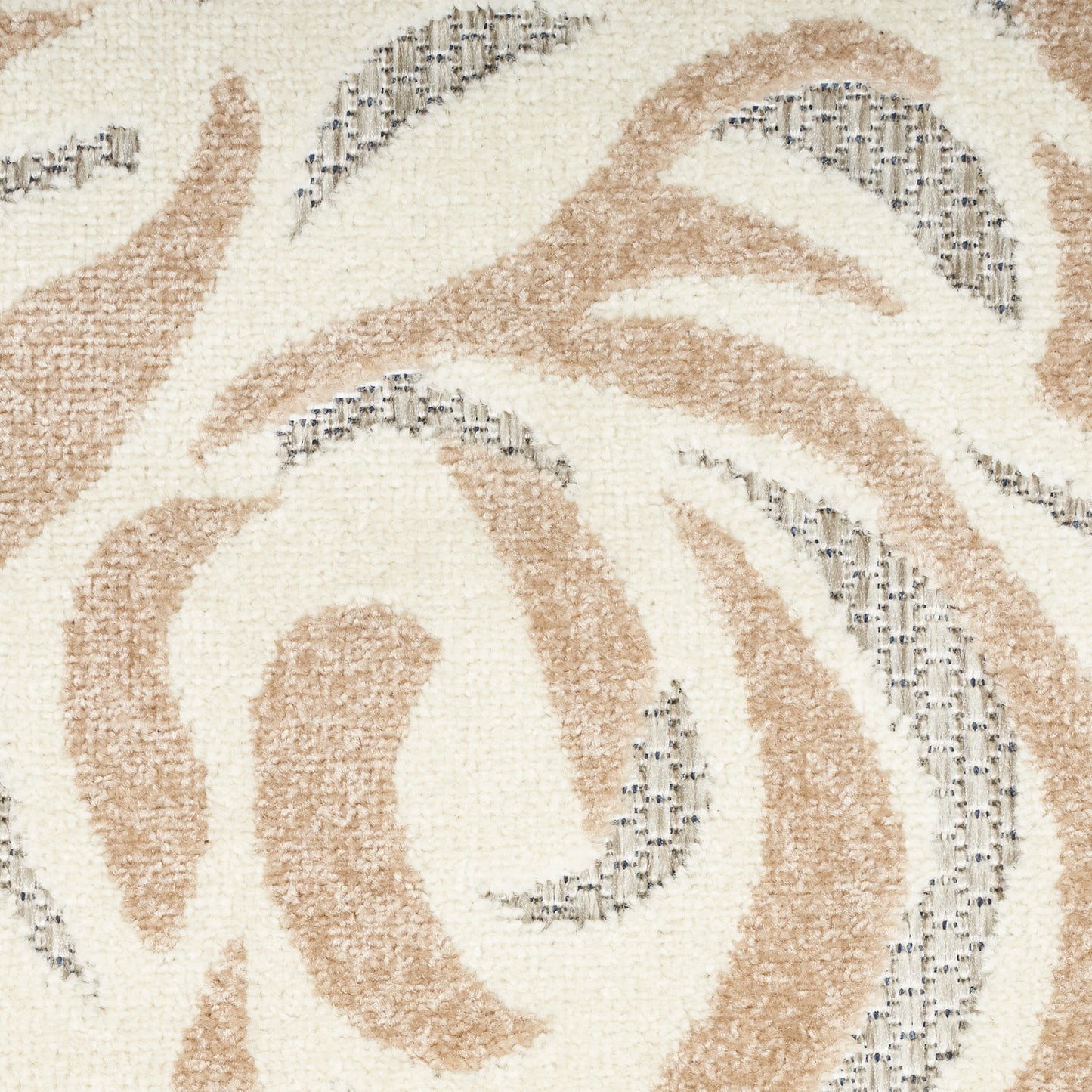 Nourison Home Aloha  Blue Grey  Contemporary