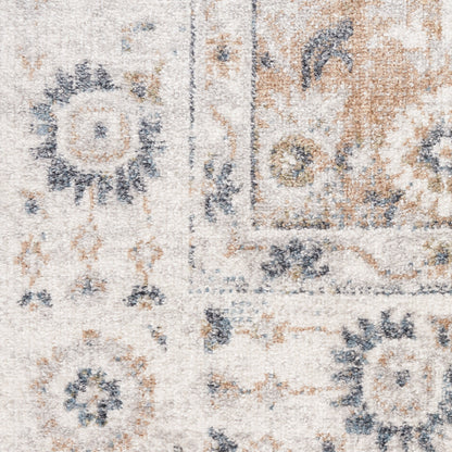 Nourison Home Astra Machine Washable  Silver Taupe  Traditional