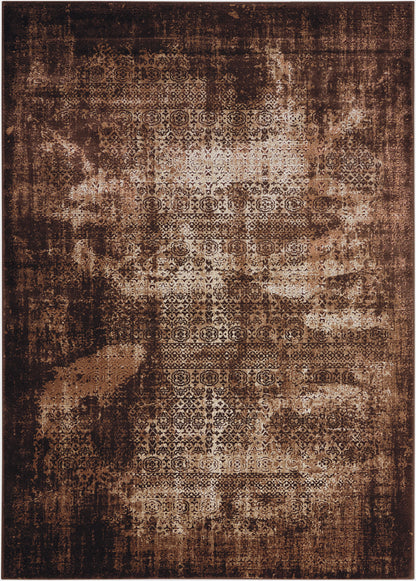 Nourison Home Karma KRM01 Latte Traditional Power-loomed Rug