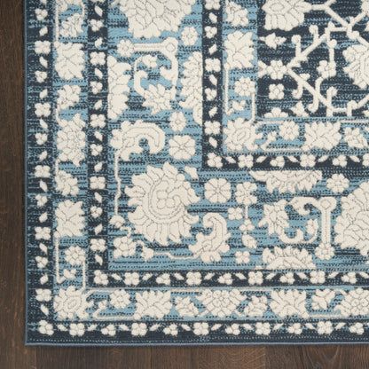Nourison Home Grace  Blue  Traditional