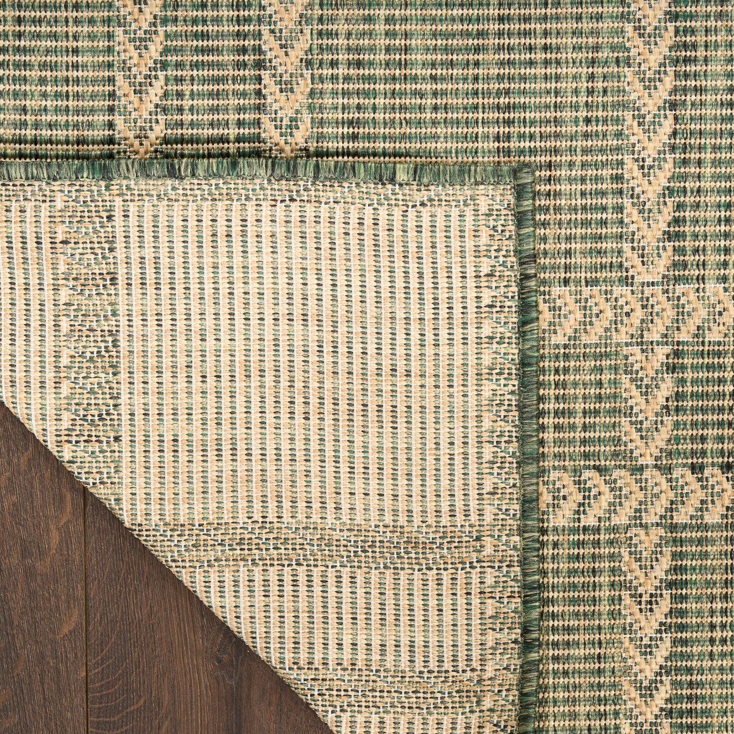 Nourison Home Horizon Indoor/Outdoor  Green  Contemporary