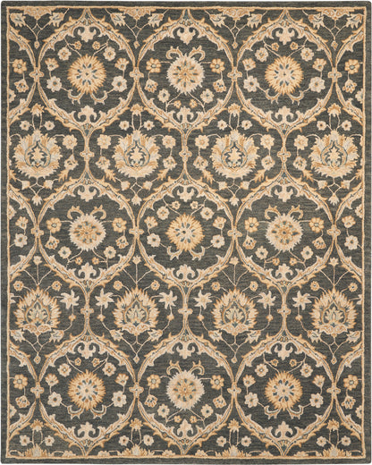 Nourison Home Jazmine  Navy  Traditional