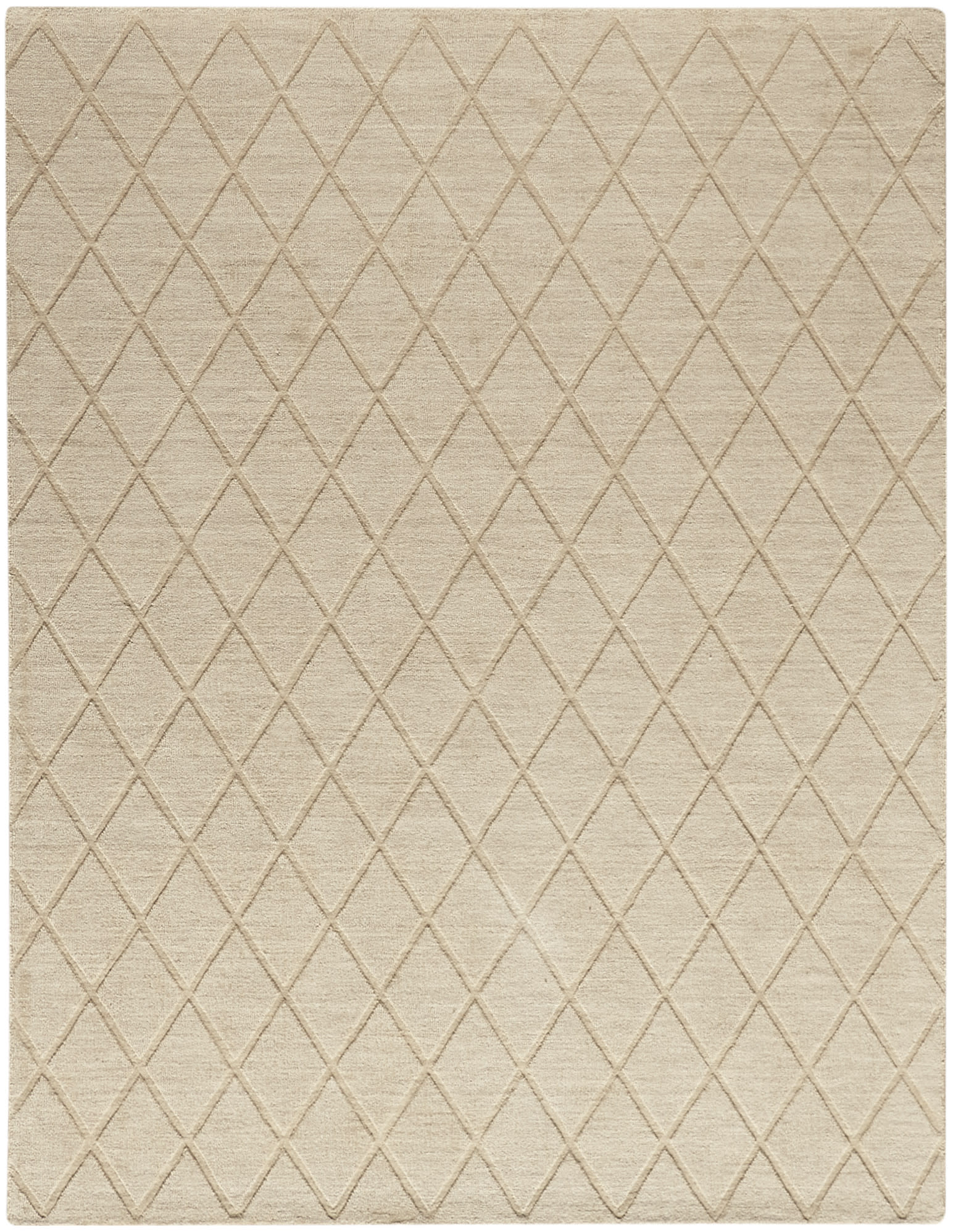 Nourison Home Wool Haven  Beige  Contemporary