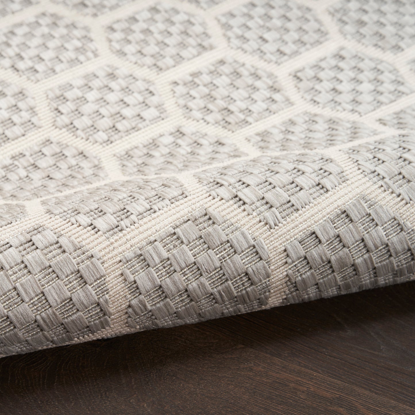 Nourison Home Twist Reversible  Grey  Contemporary